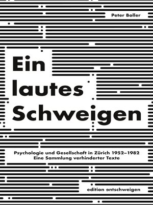 cover image of Ein lautes Schweigen